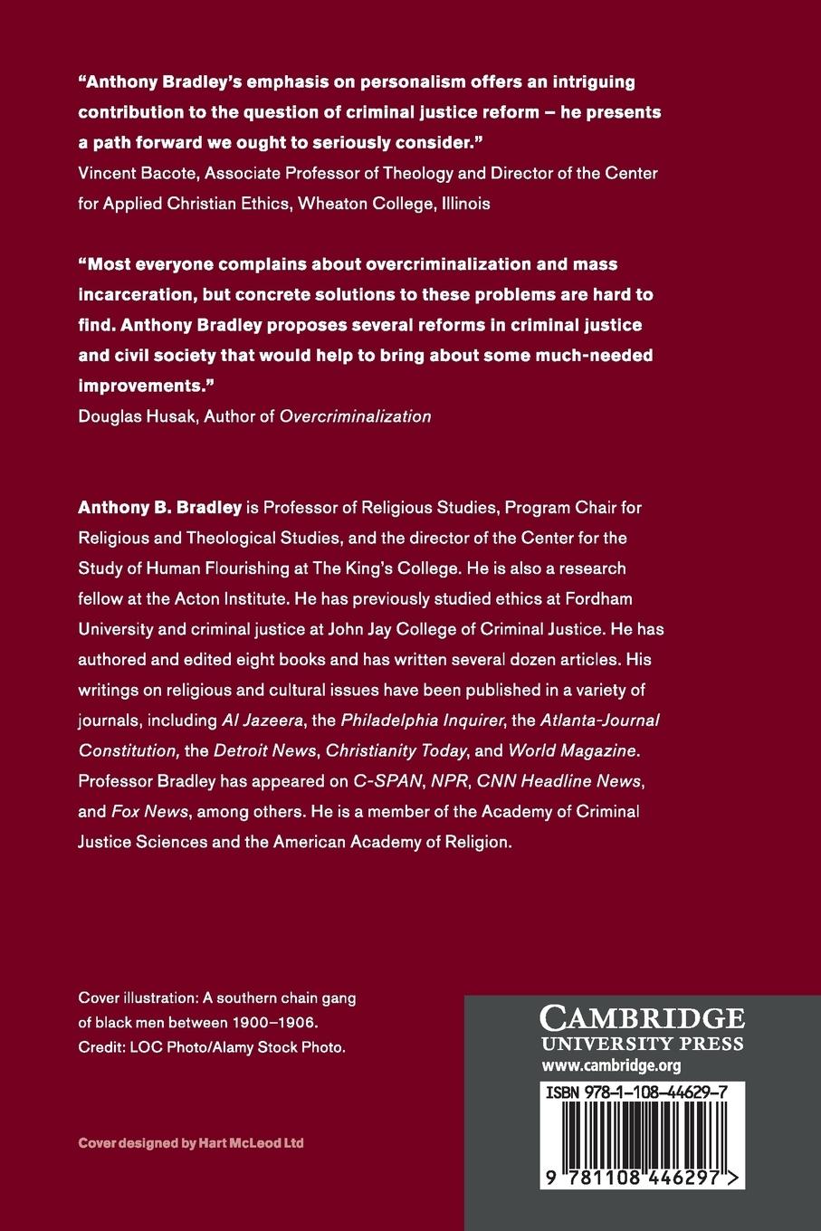 Rückseitencover Ending Overcriminalization and Mass             Incarceration