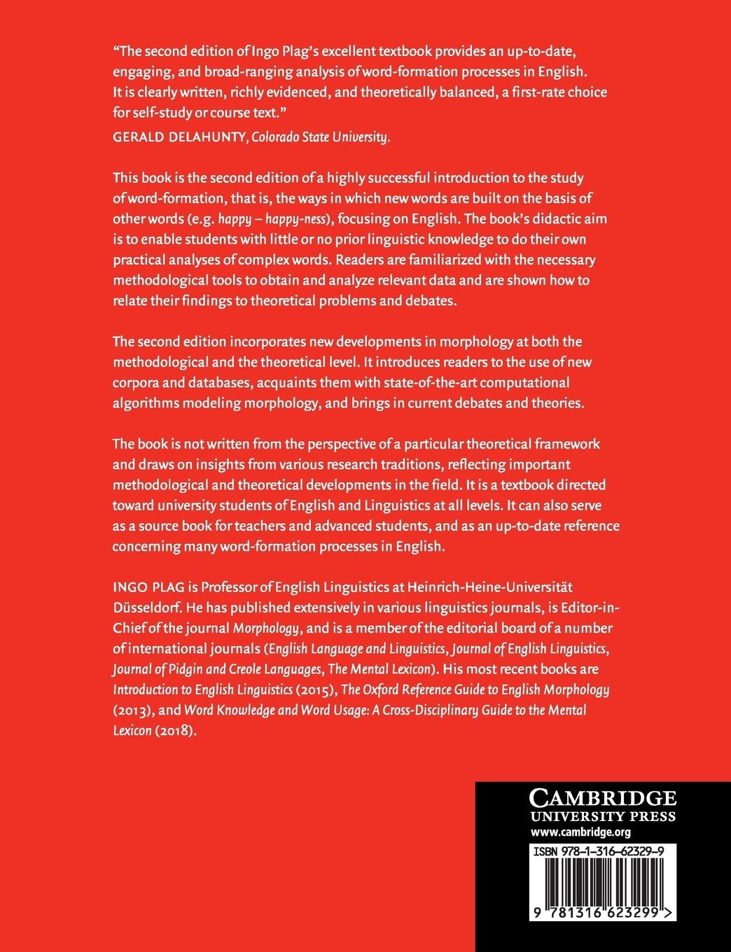 Rückseitencover Word-Formation in English