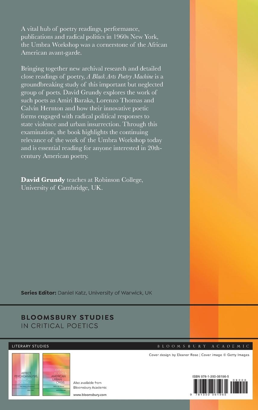 Rückseitencover A Black Arts Poetry Machine