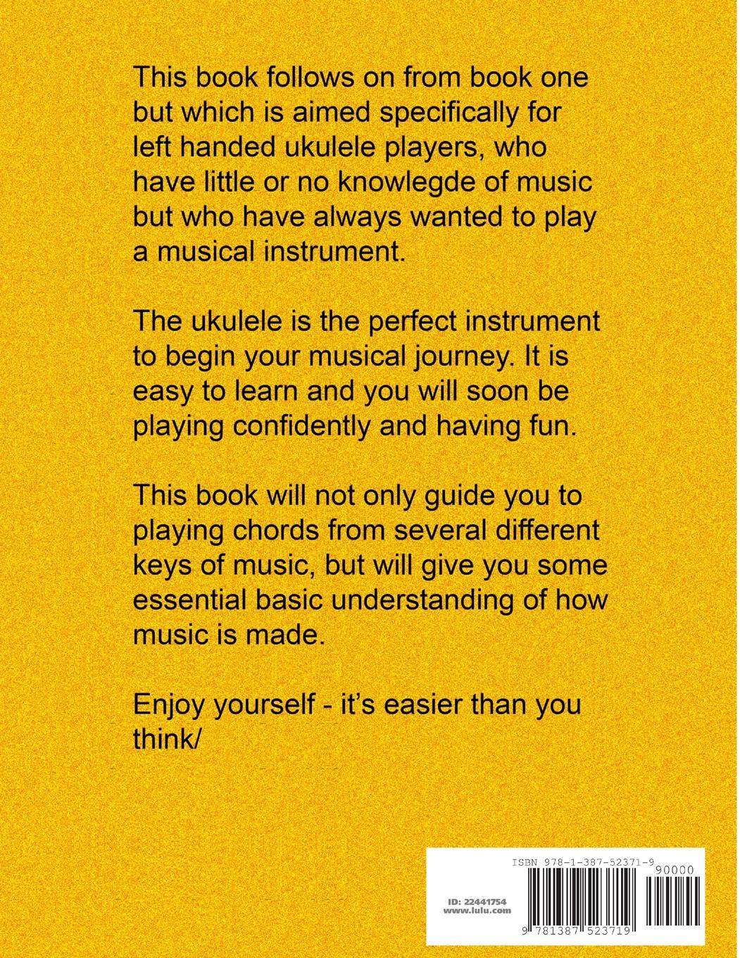 Rückseitencover EASY UKULELE A Guide for Left Handed Absolute Beginners