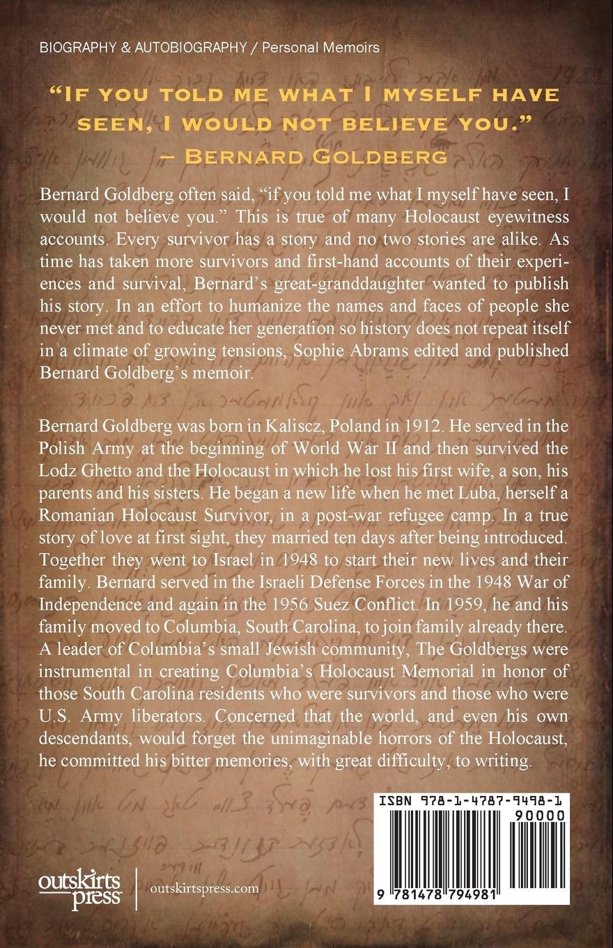 Rückseitencover Never Forget, Never Again