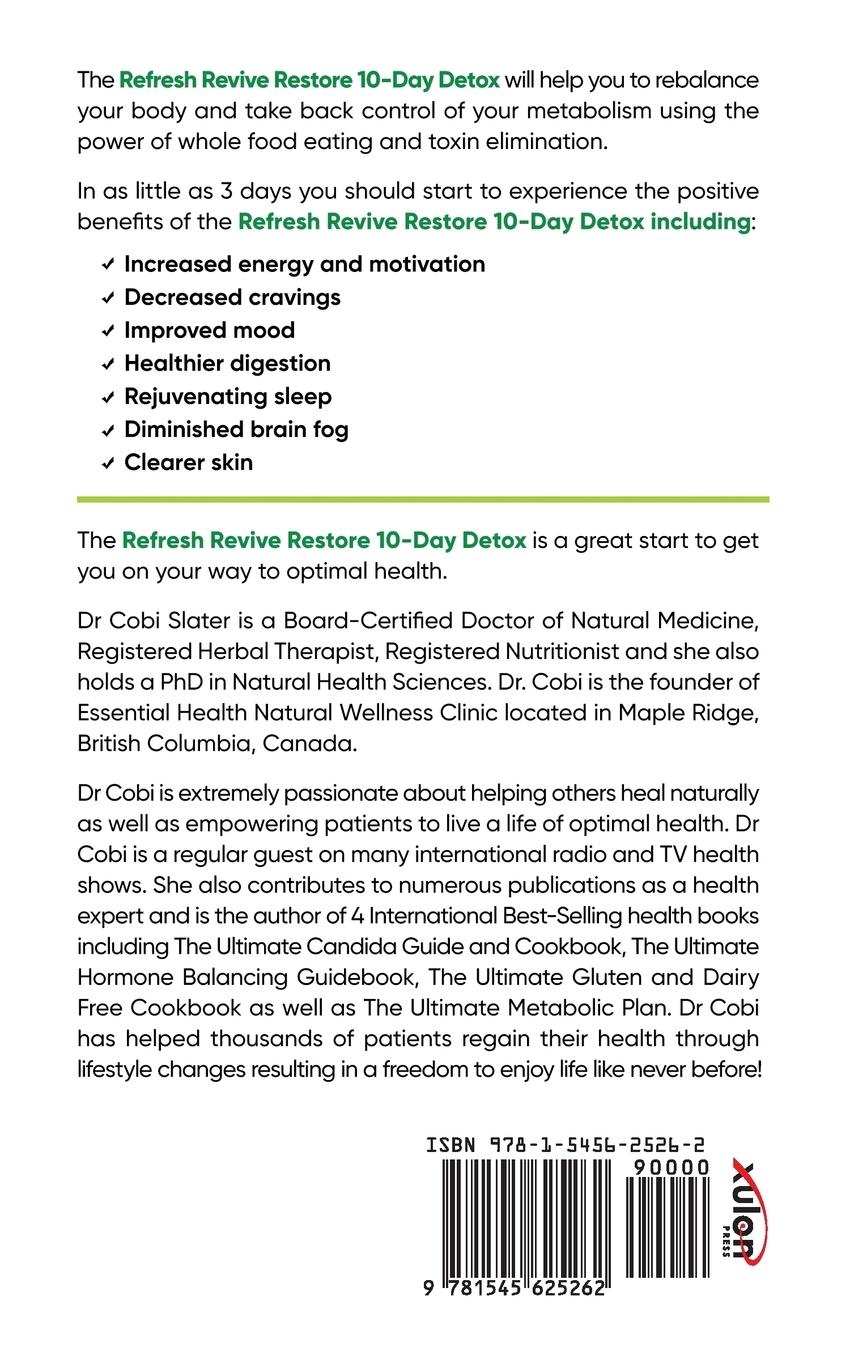 Rückseitencover Refresh Revive Restore 10-Day Detox