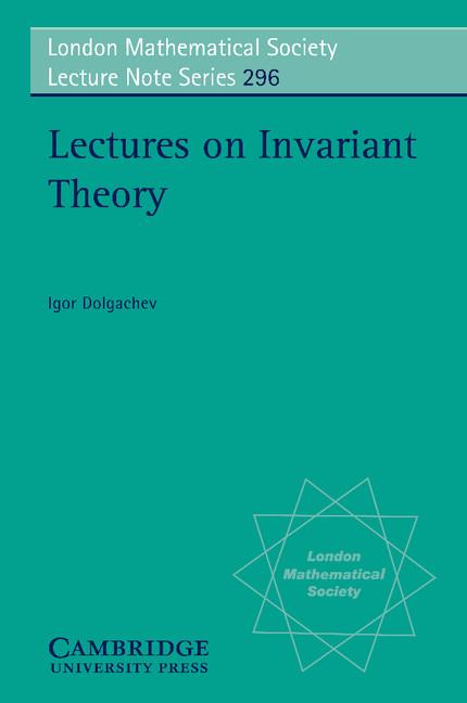 Vorderes Coverbild Lectures on Invariant Theory