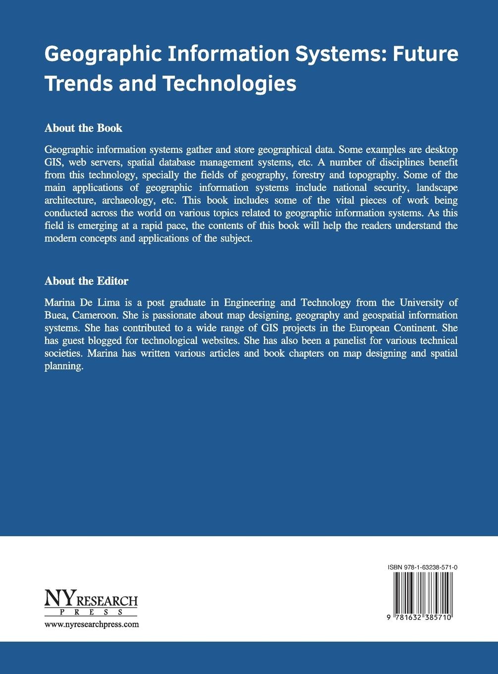 Rückseitencover Geographic Information Systems