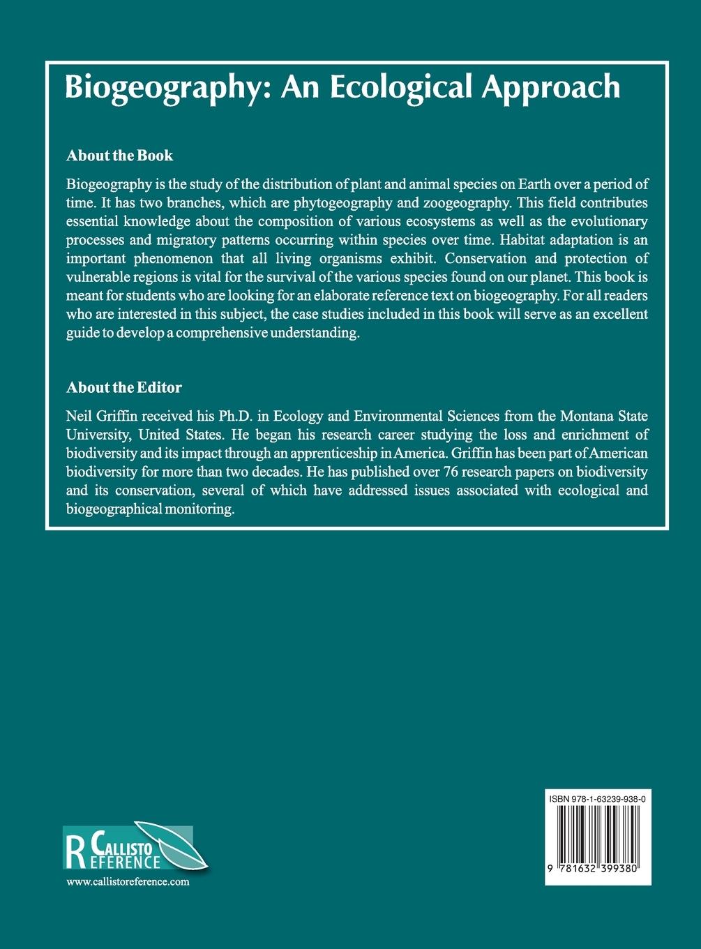 Rückseitencover Biogeography