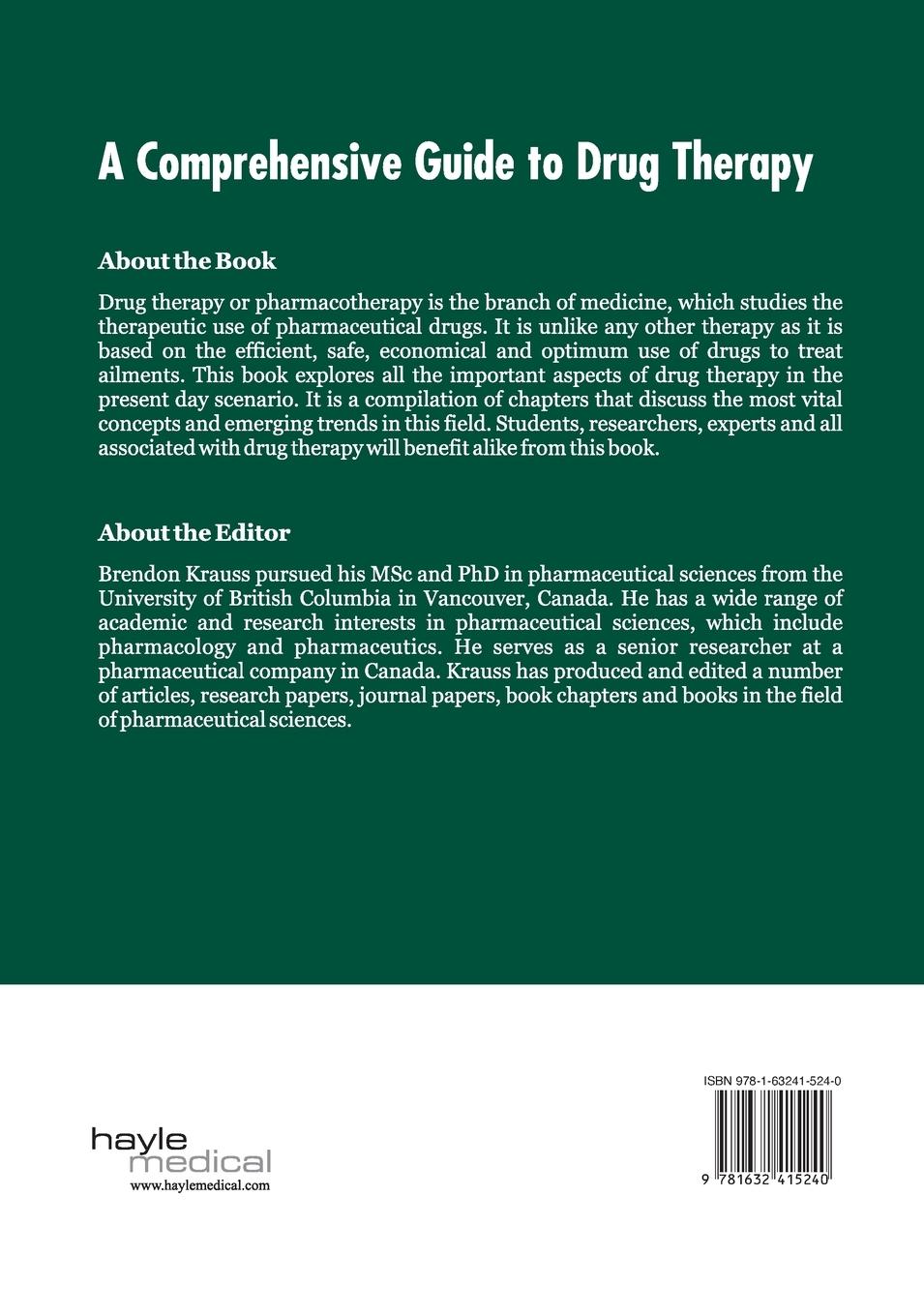 Rückseitencover A Comprehensive Guide to Drug Therapy