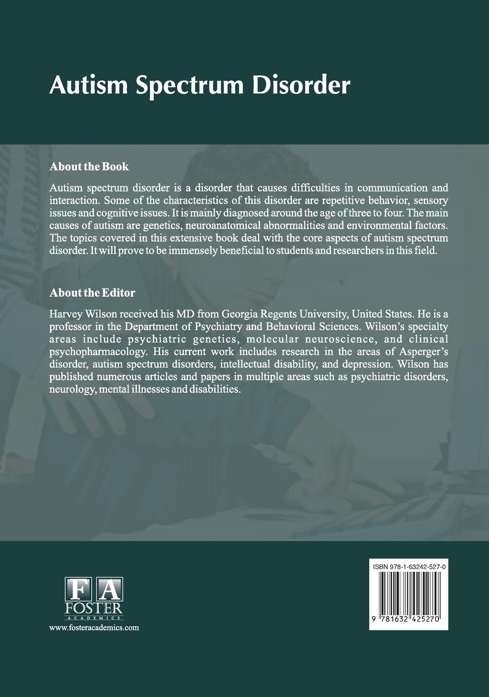 Rückseitencover Autism Spectrum Disorder
