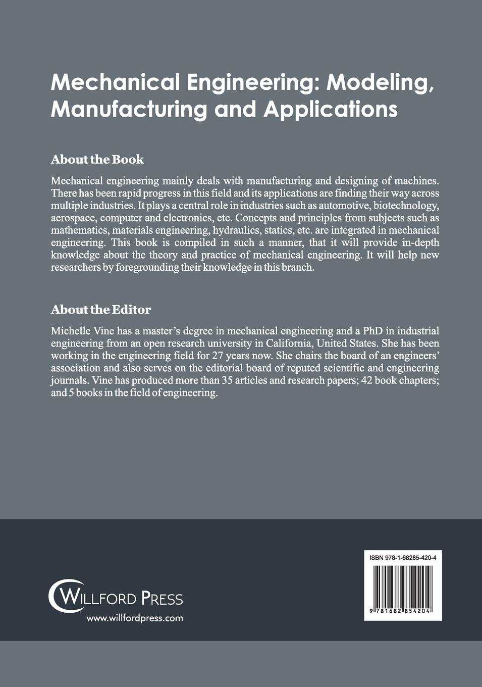 Rückseitencover Mechanical Engineering