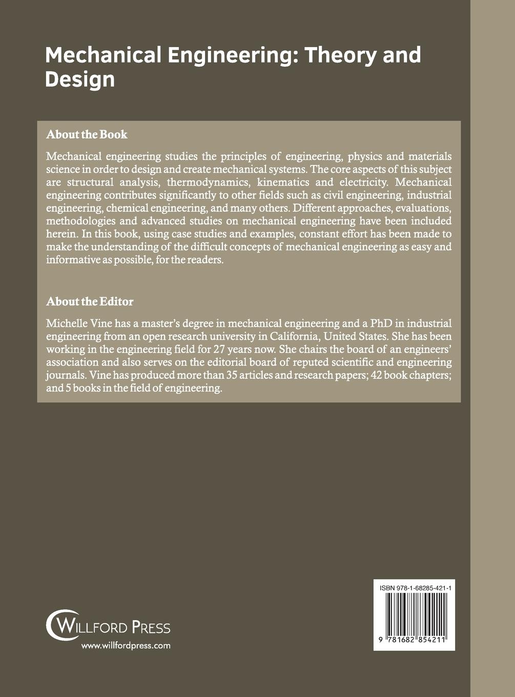 Rückseitencover Mechanical Engineering