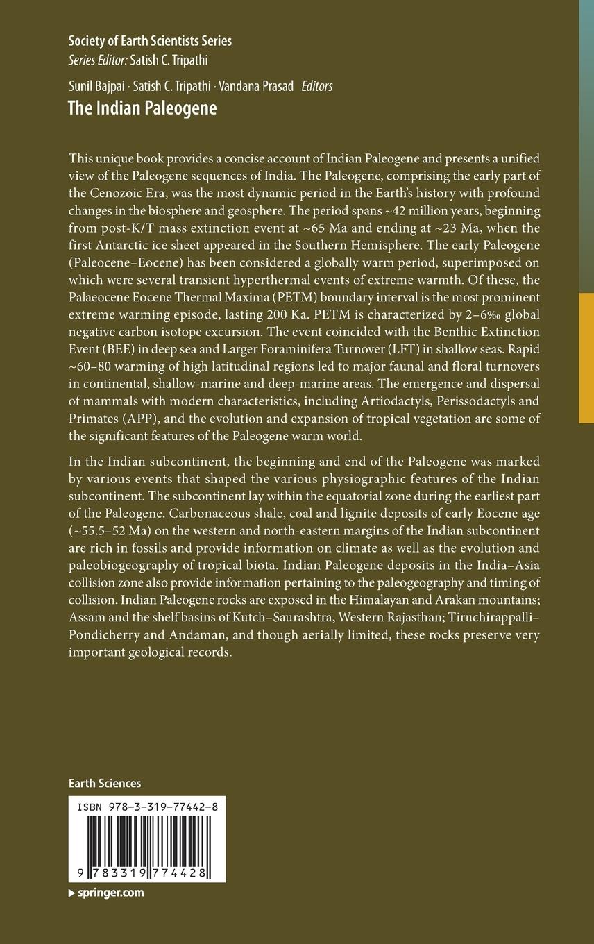 Rückseitencover The Indian Paleogene