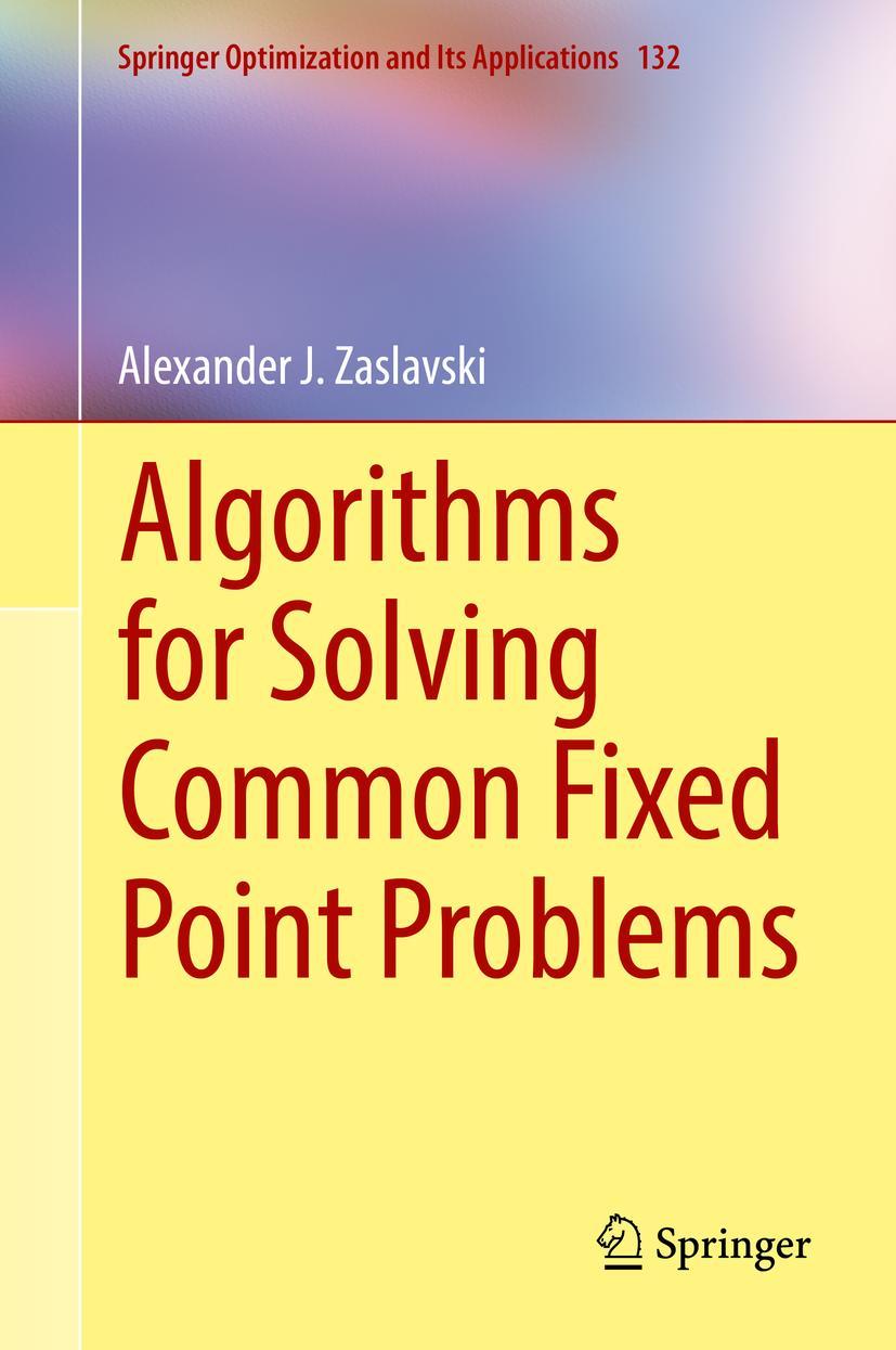 Vorderes Coverbild Algorithms for Solving Common Fixed Point Problems