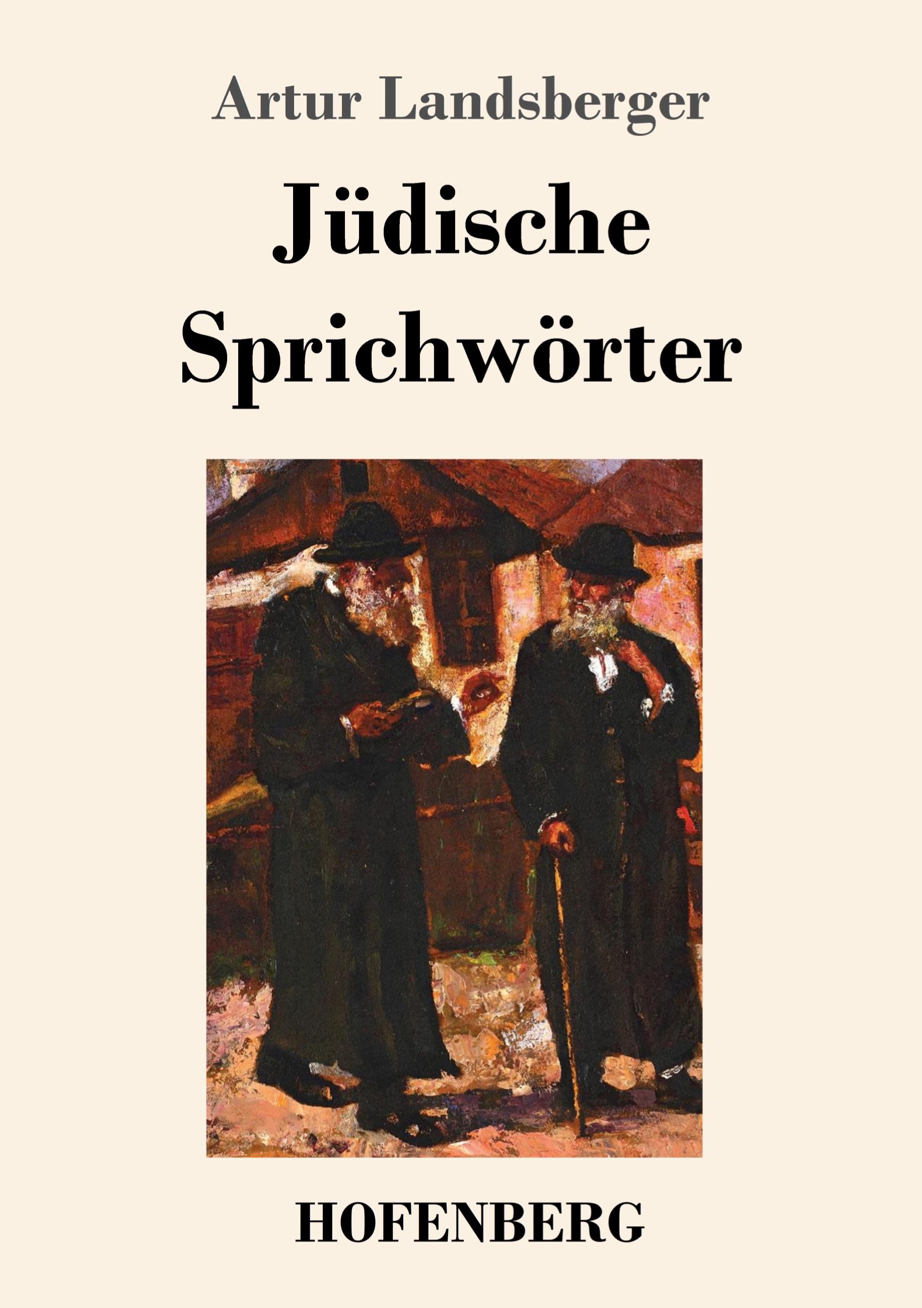Vorderes Coverbild Jüdische Sprichwörter