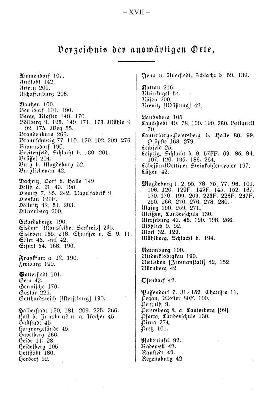 Beispielinhalt (Bild) Topographie oder Häuser- und Straßengeschichte der Stadt HALLE a. Saale
