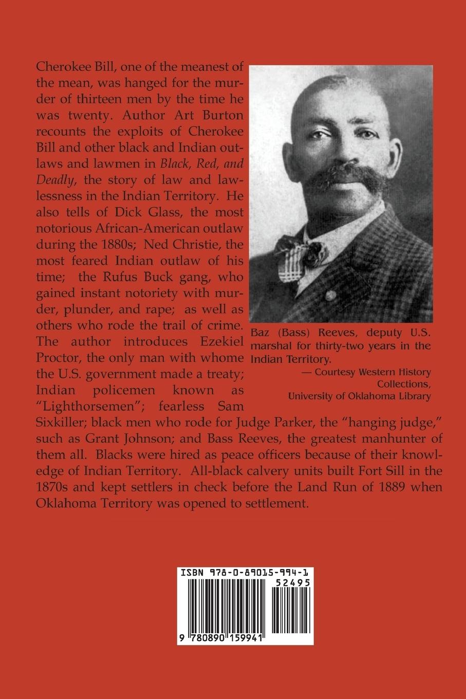 Rückseitencover Black, Red and Deadly