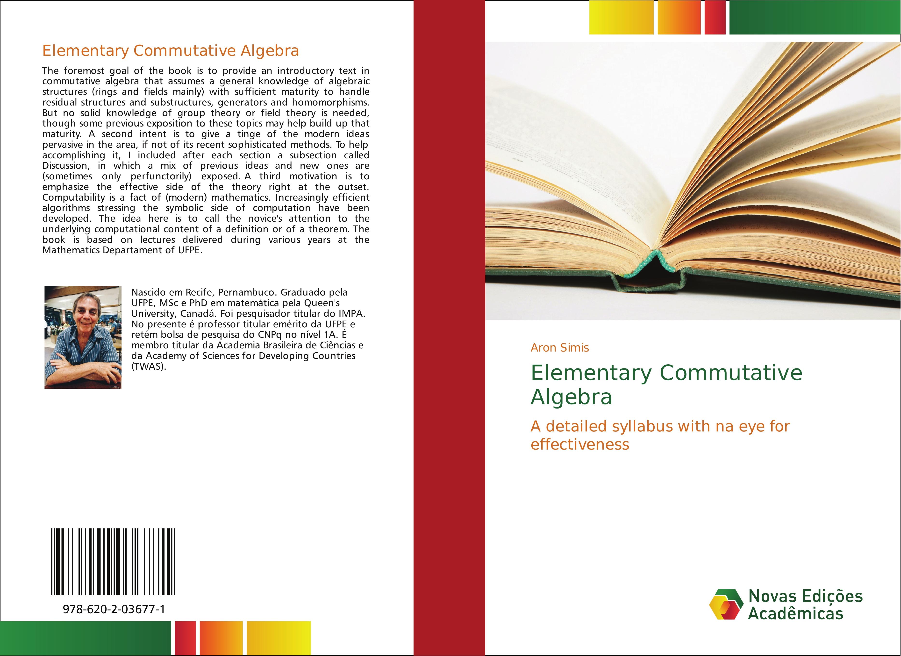Vorderes Coverbild Elementary Commutative Algebra