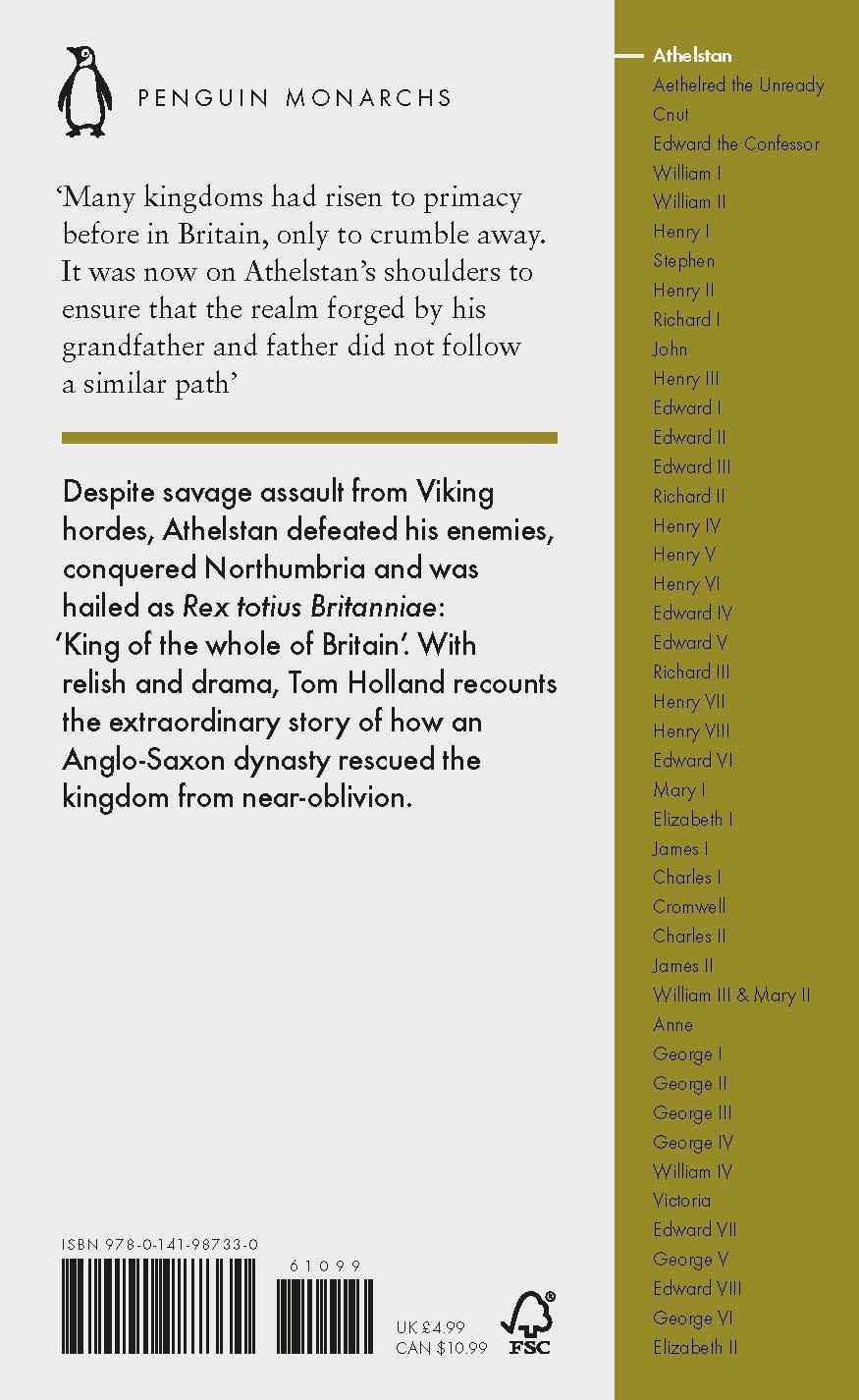 Rückseitencover Athelstan