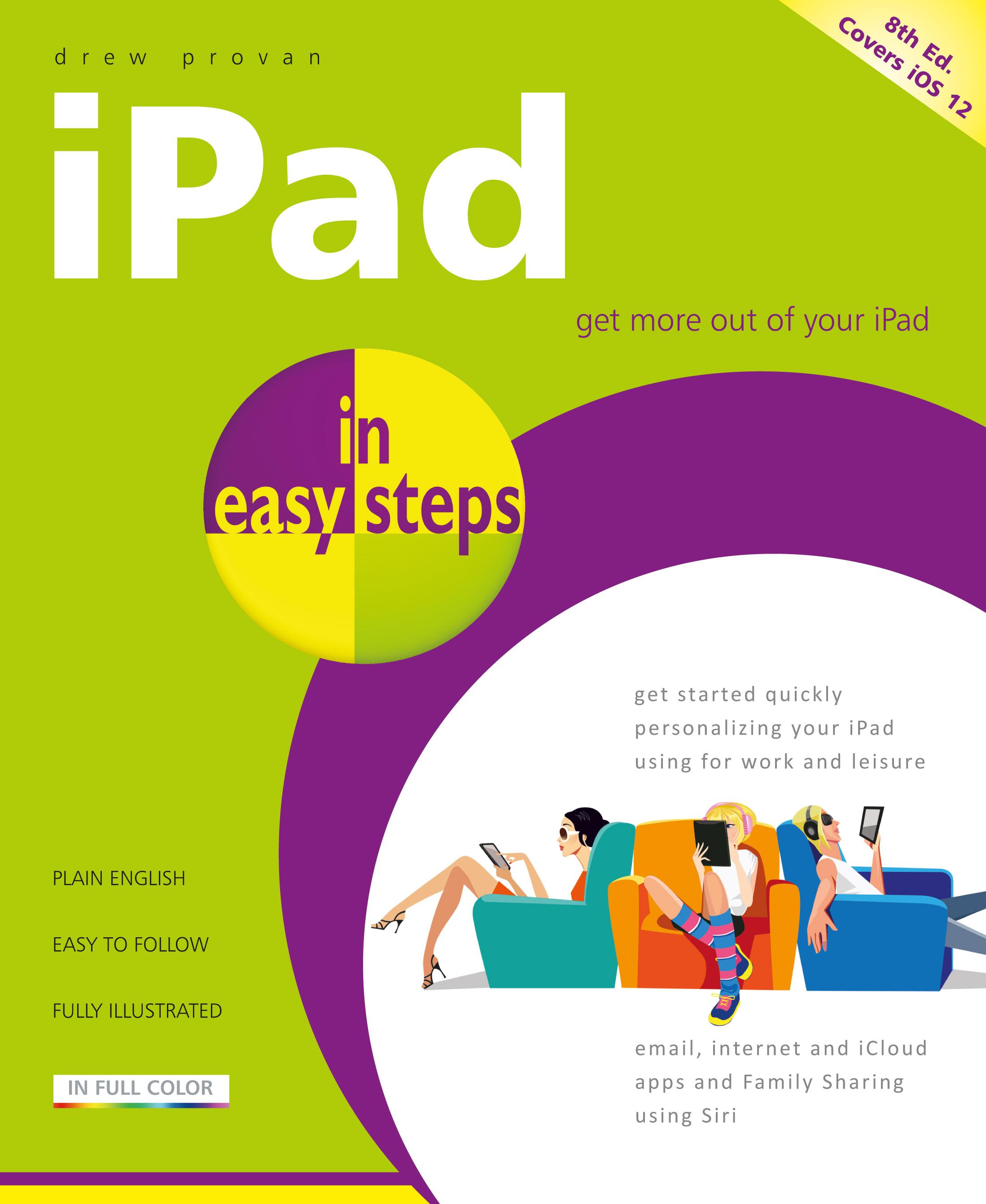 Vorderes Coverbild iPad in Easy Steps