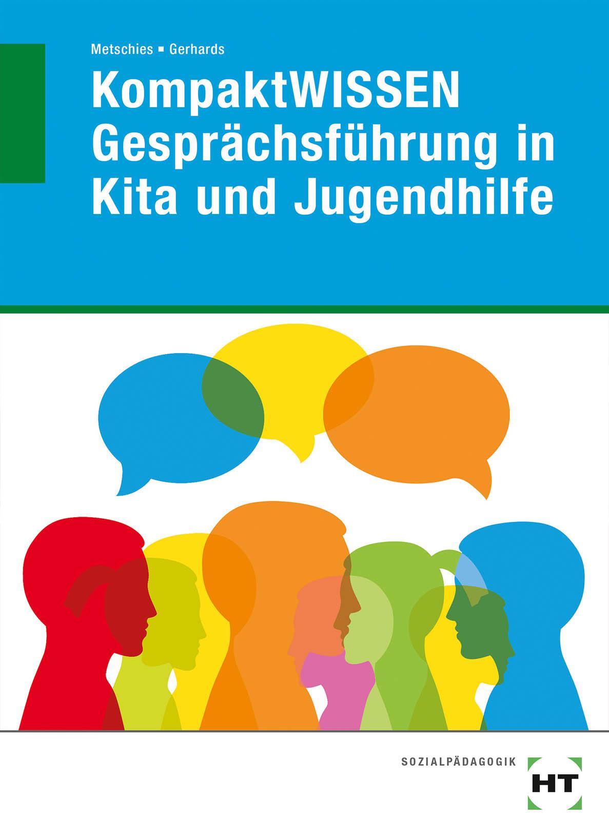 Vorderes Coverbild KompaktWISSEN Gesprächsführung in Kita und Jugendhilfe