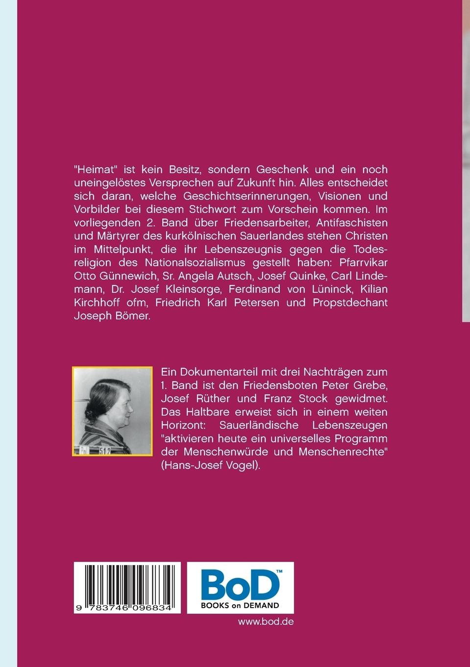 Rückseitencover Sauerländische Lebenszeugen