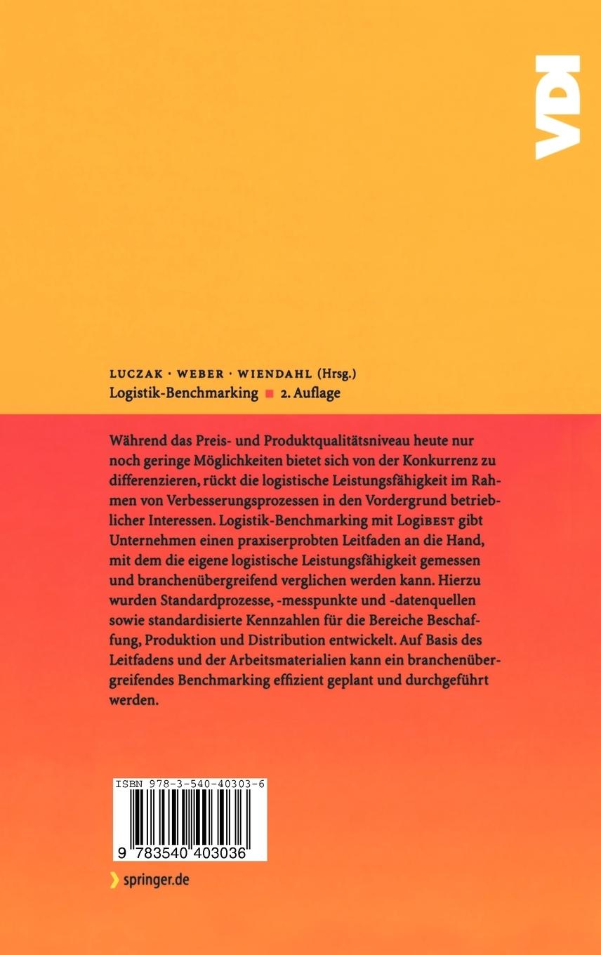 Rückseitencover Logistik-Benchmarking