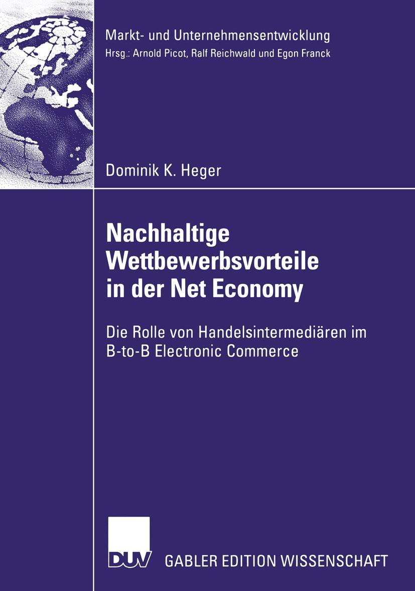 Vorderes Coverbild Nachhaltige Wettbewerbsvorteile in der Net Economy