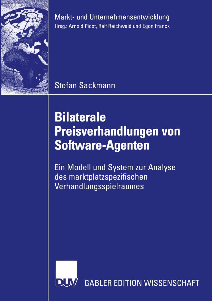 Vorderes Coverbild Bilaterale Preisverhandlungen von Software-Agenten