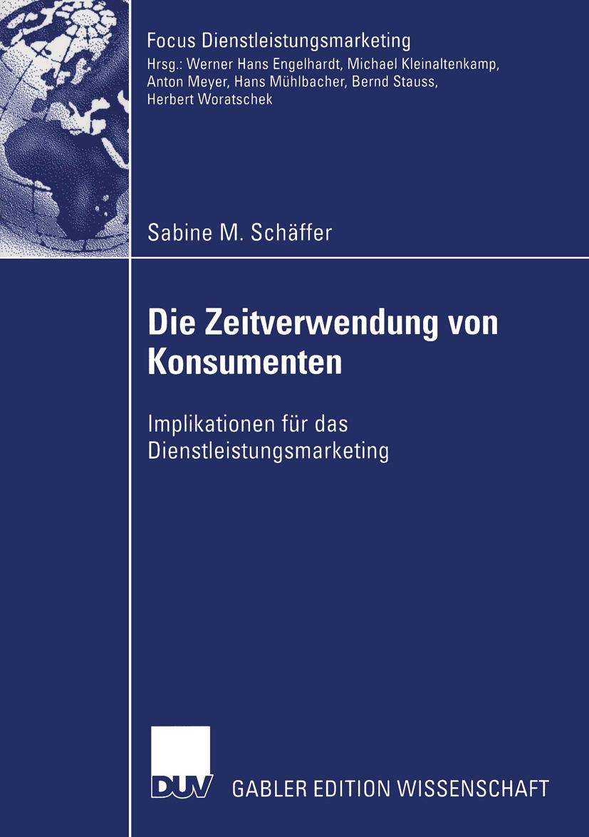 Vorderes Coverbild Die Zeitverwendung von Konsumenten