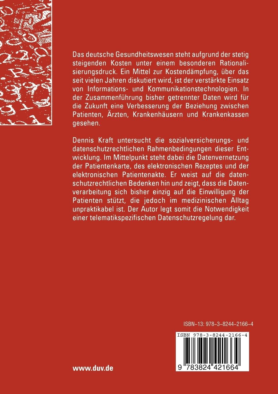 Rückseitencover Telematik im Gesundheitswesen