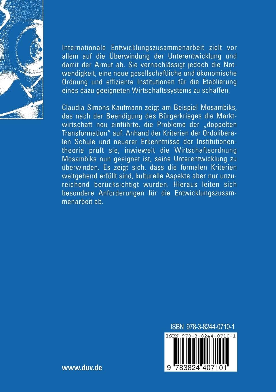 Rückseitencover Transformationsprozess von Entwicklungsländern