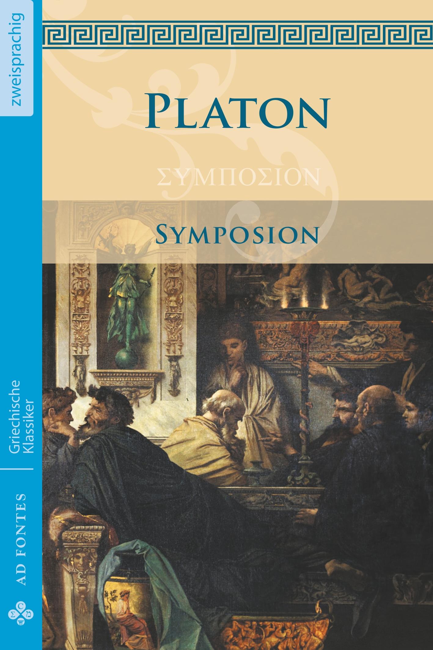 Vorderes Coverbild Symposion / Das Gastmahl (Griechisch / Deutsch)