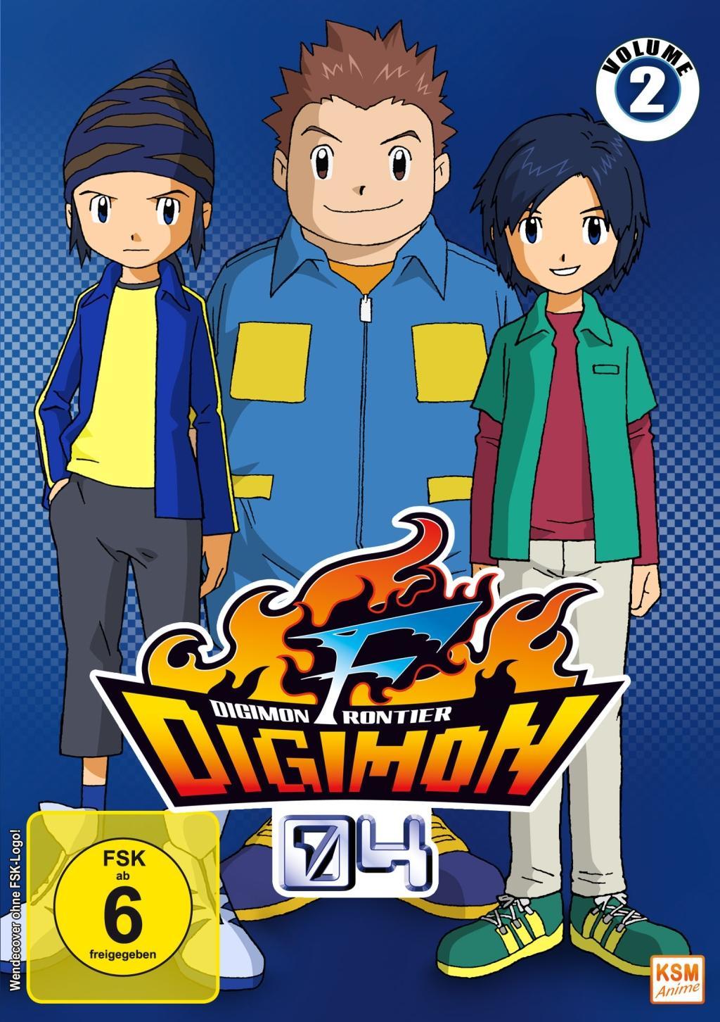 Vorderes Coverbild Digimon Frontier