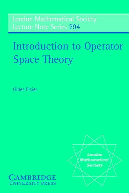 Vorderes Coverbild Introduction to Operator Space Theory