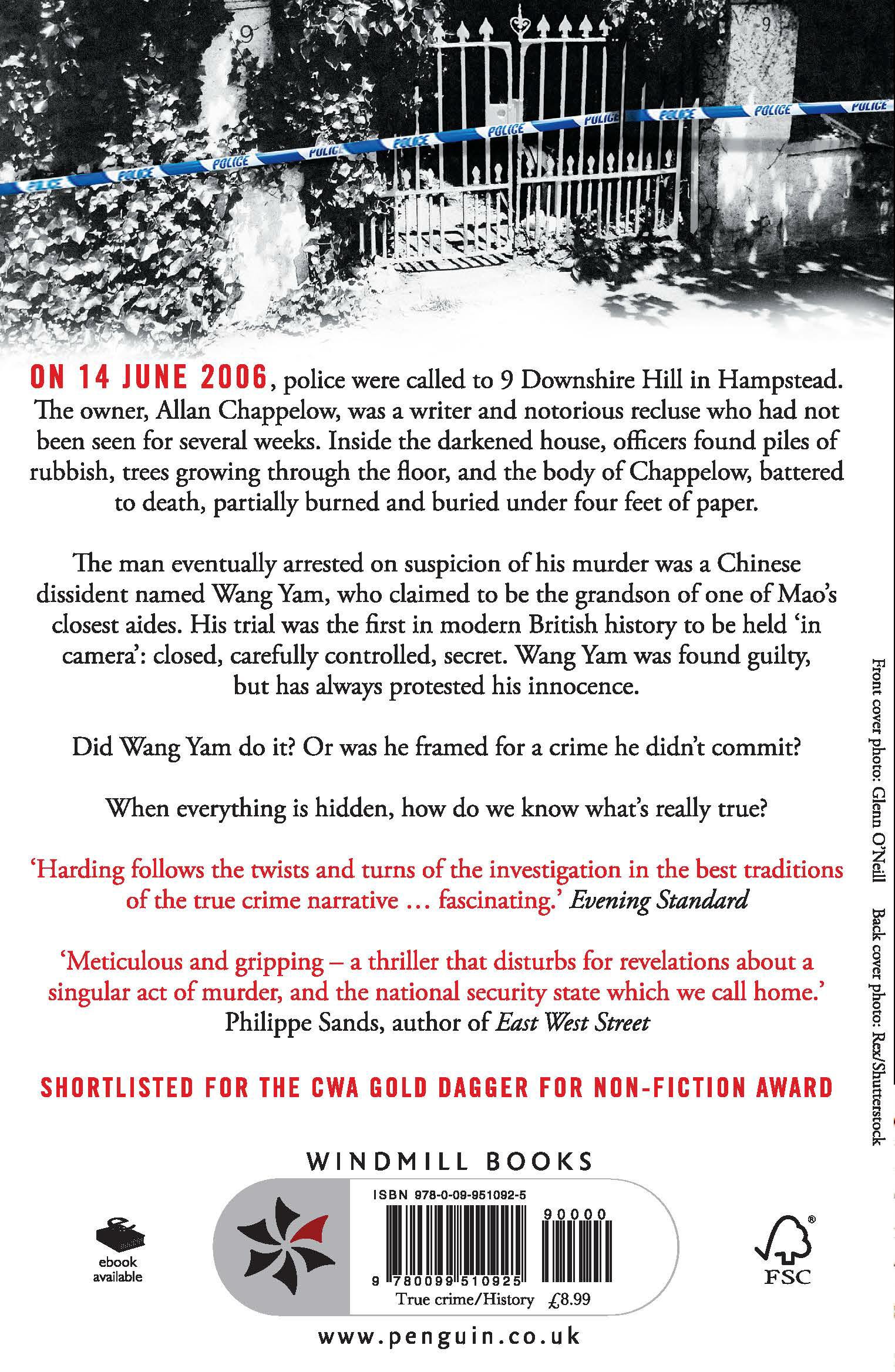 Rückseitencover Blood on the Page