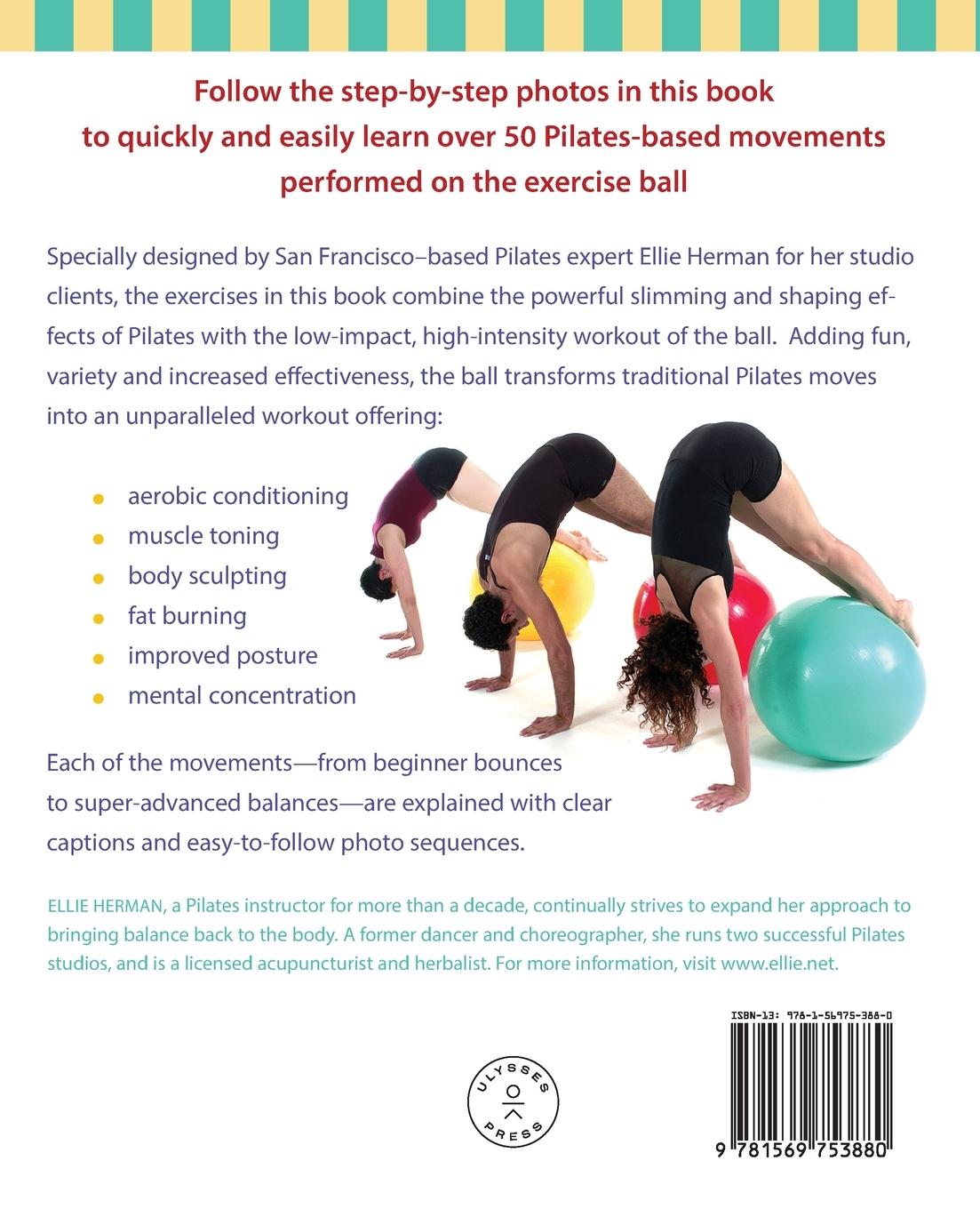 Rückseitencover Ellie Herman's Pilates Workbook on the Ball