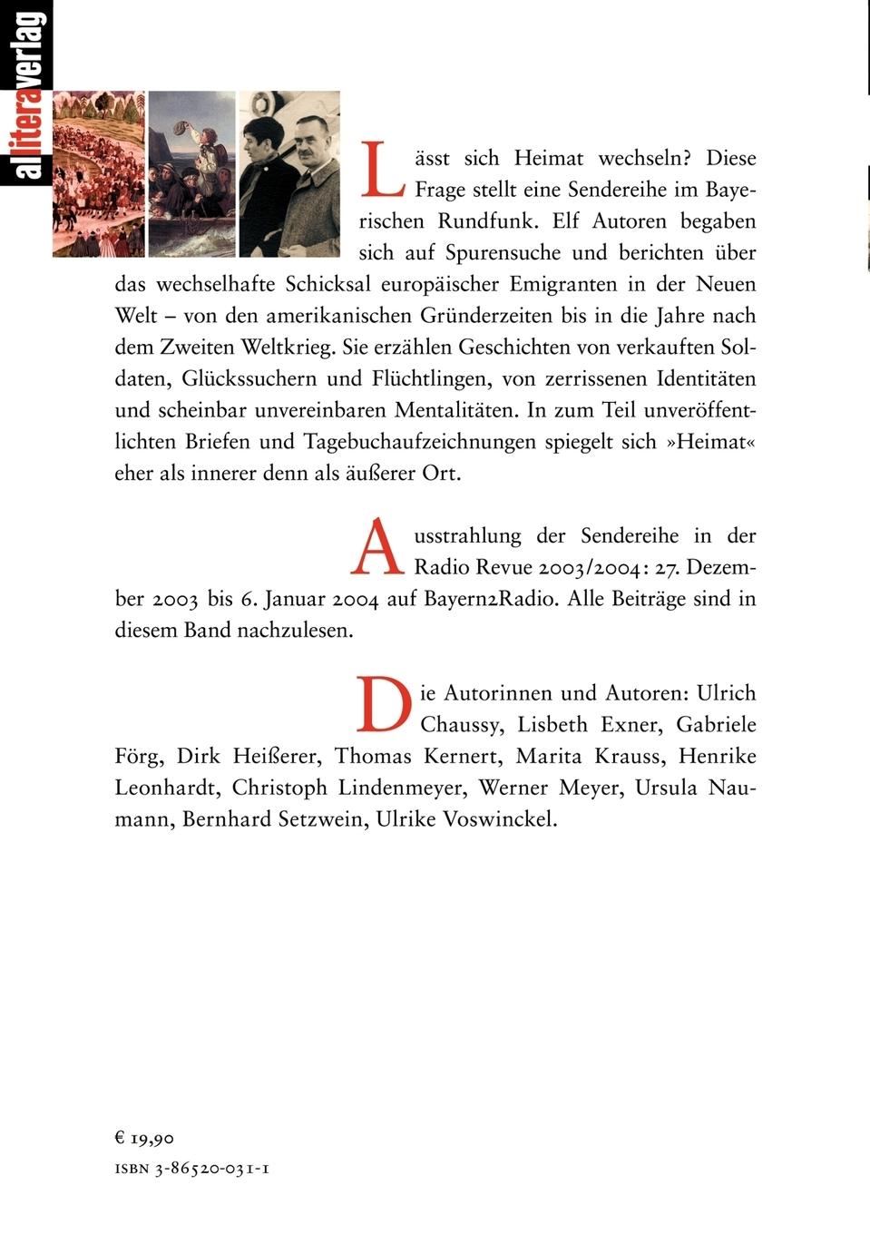 Rückseitencover Überall und nirgends zu Hause
