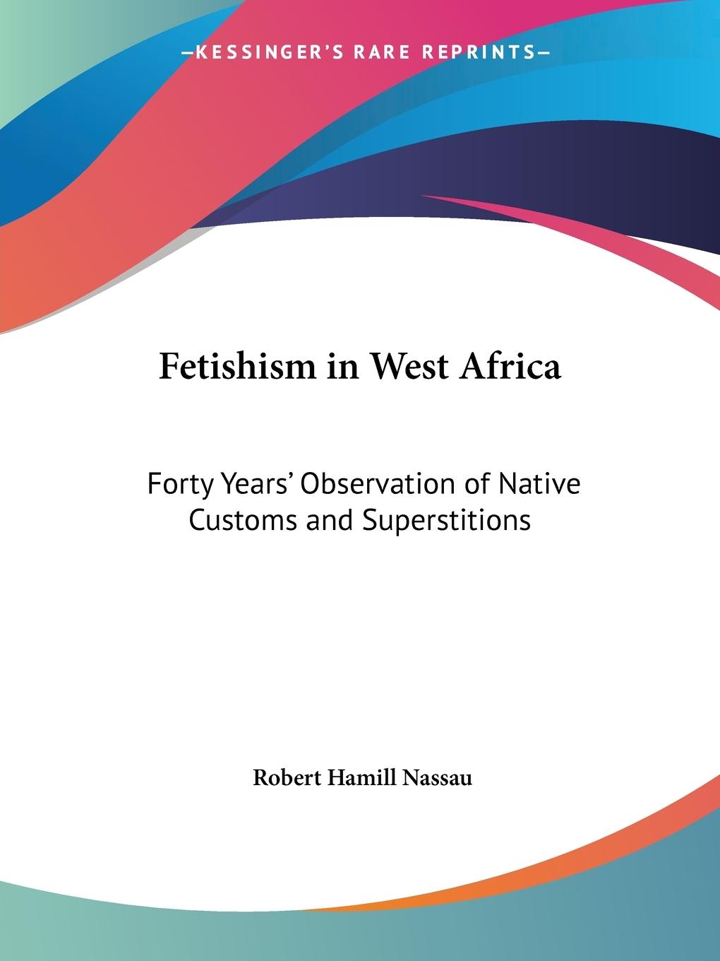 Vorderes Coverbild Fetishism in West Africa
