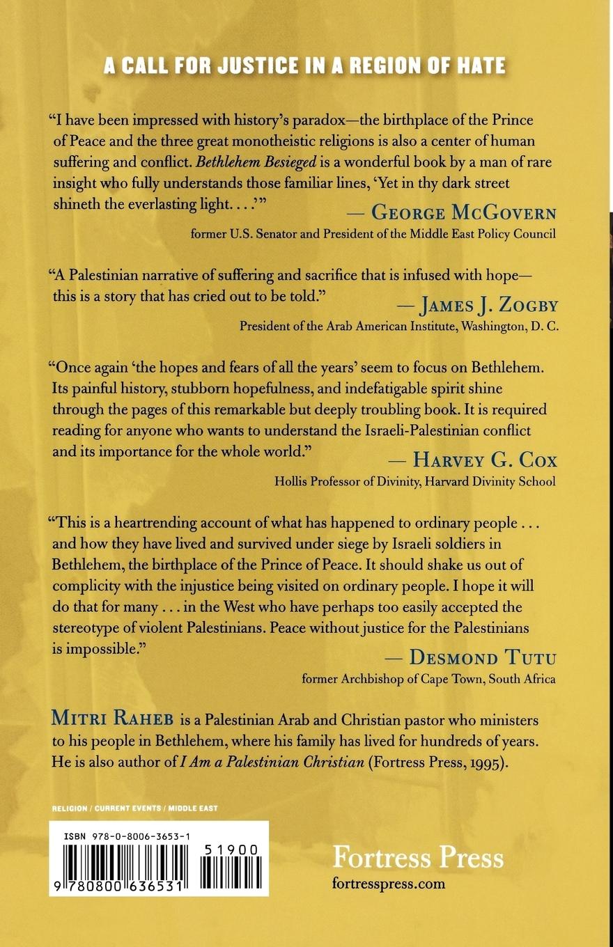 Rückseitencover Bethlehem Besieged