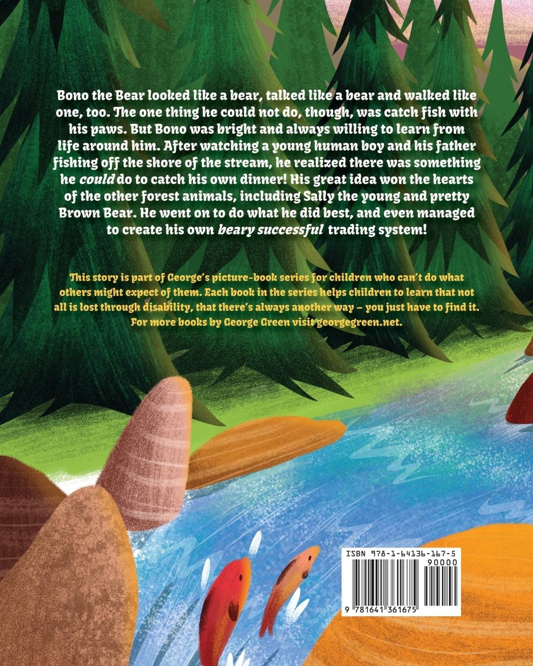 Rückseitencover Bono, the Bear who Couldn't Catch a Fish