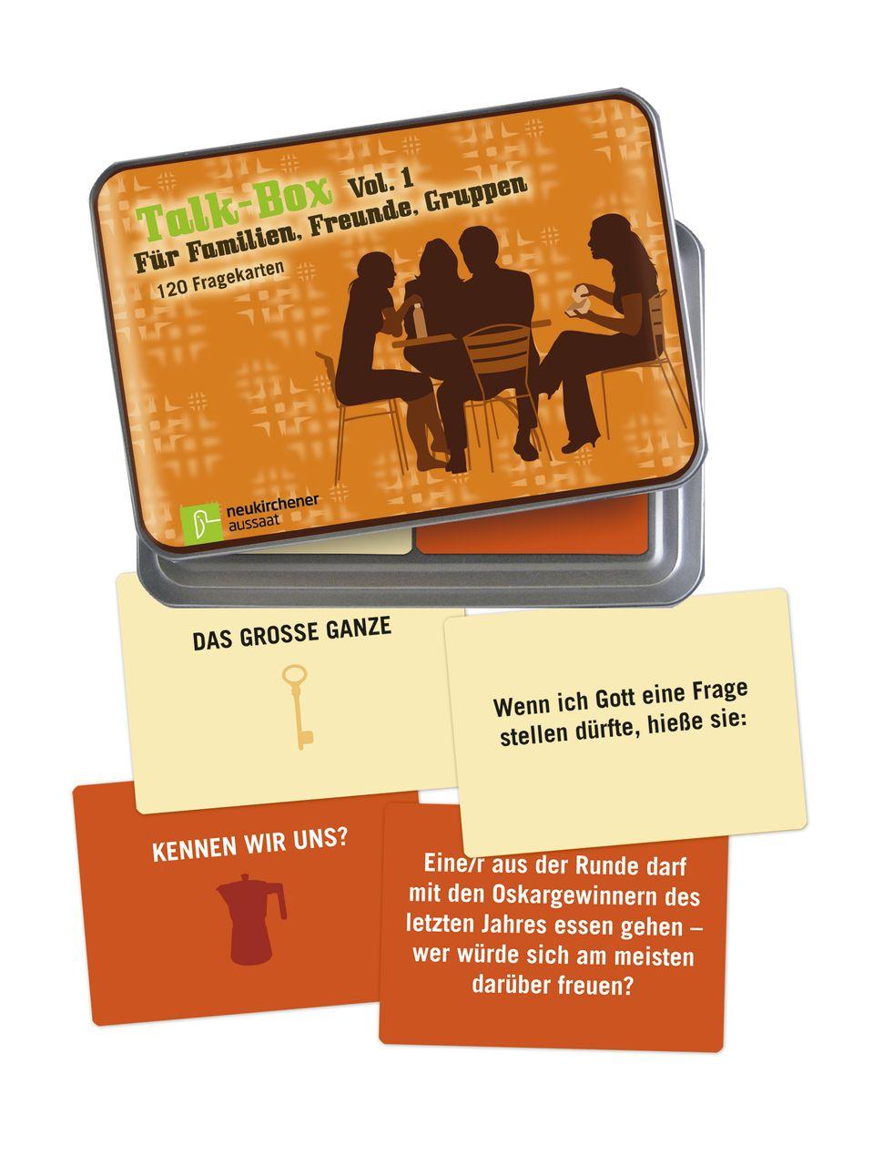 Beispielinhalt (Bild) Talk-Box Vol. 1 - Für Familien, Freunde und Gruppen
