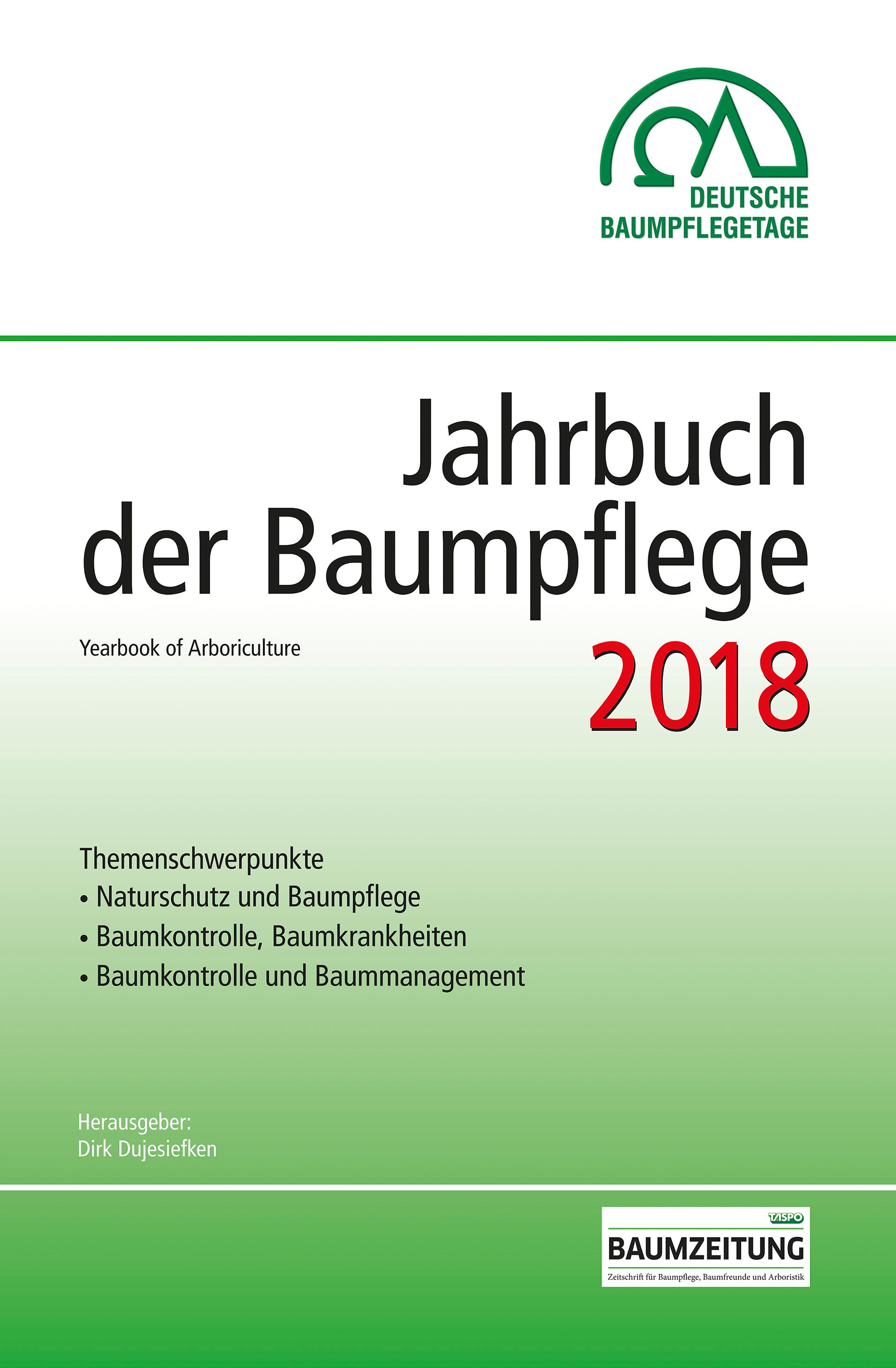 Vorderes Coverbild Jahrbuch der Baumpflege 22/2018
