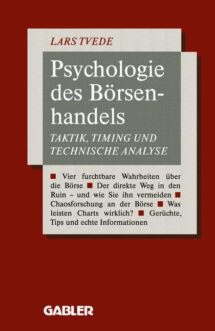 Vorderes Coverbild Psychologie des Börsenhandels