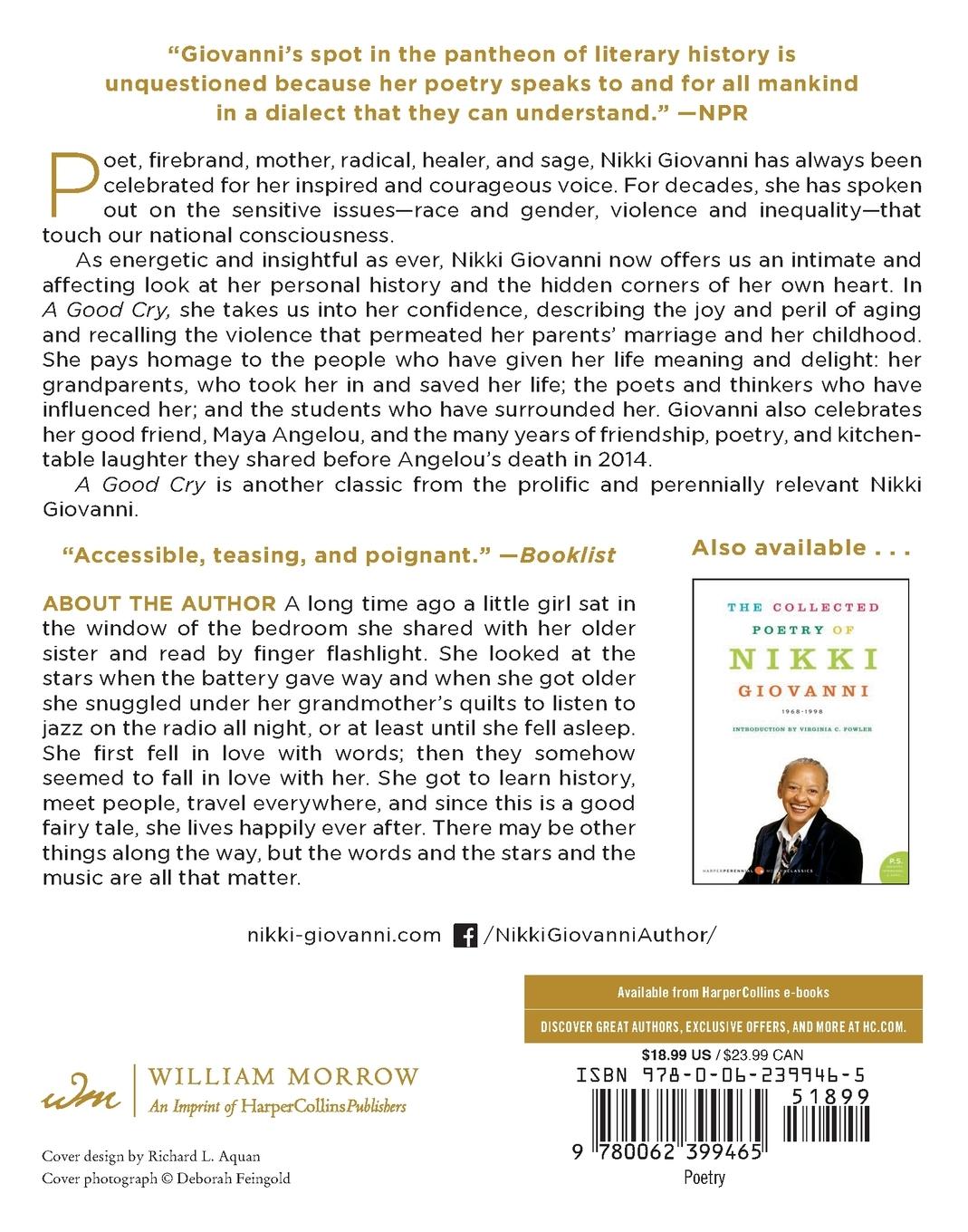 Rückseitencover A Good Cry