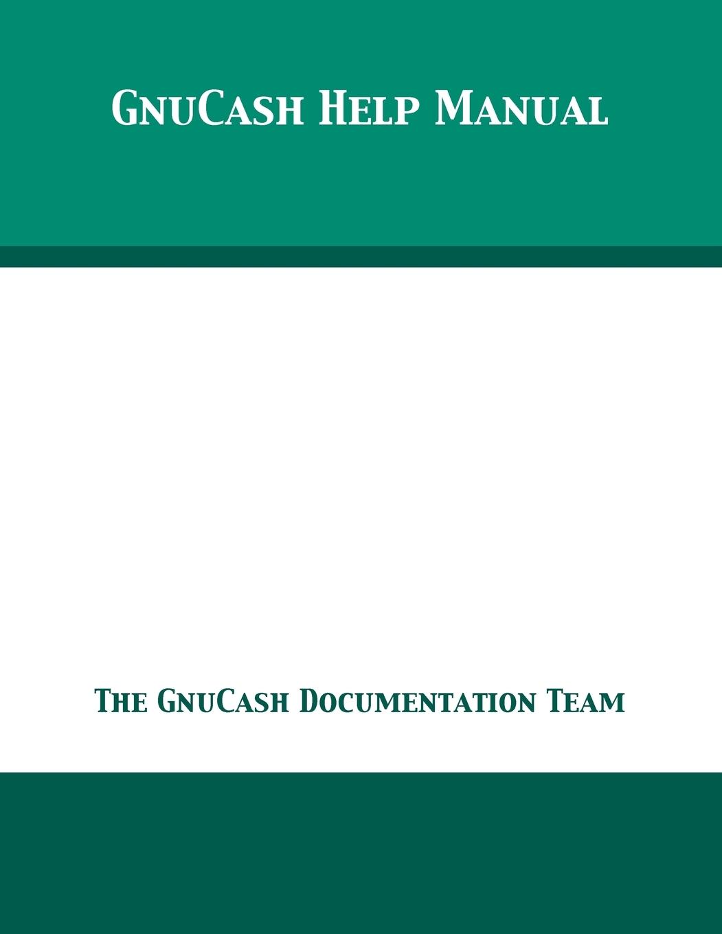 Vorderes Coverbild GnuCash 2.7 Help Manual