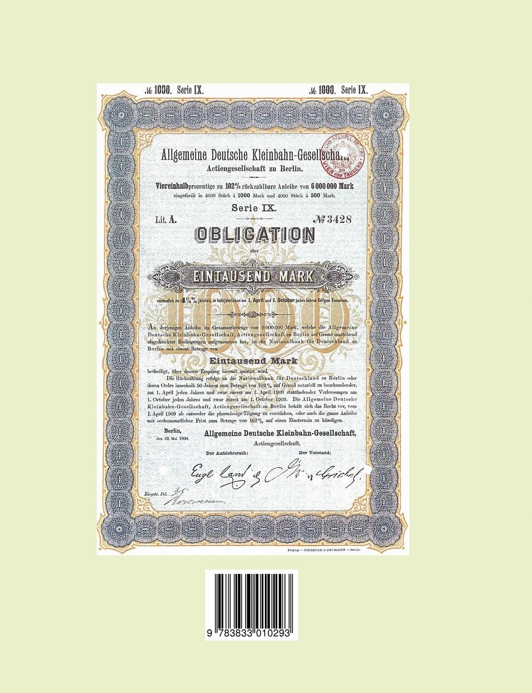 Rückseitencover Die schmalspurige Dampfstraßenbahn Eltville-Schlangenbad