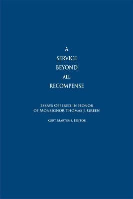 Vorderes Coverbild A Service Beyond All Recompense