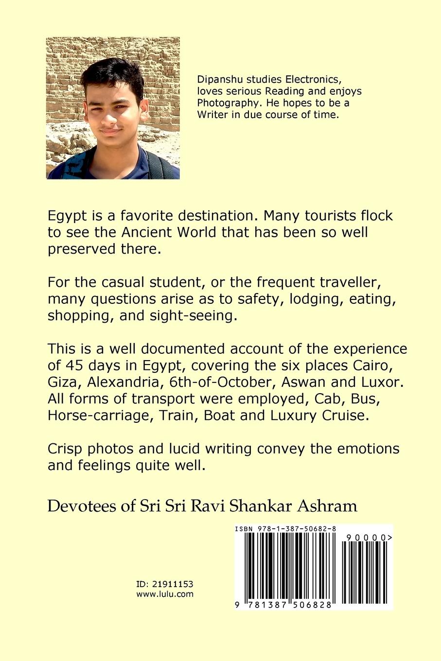 Rückseitencover Egypt - Going back in Time