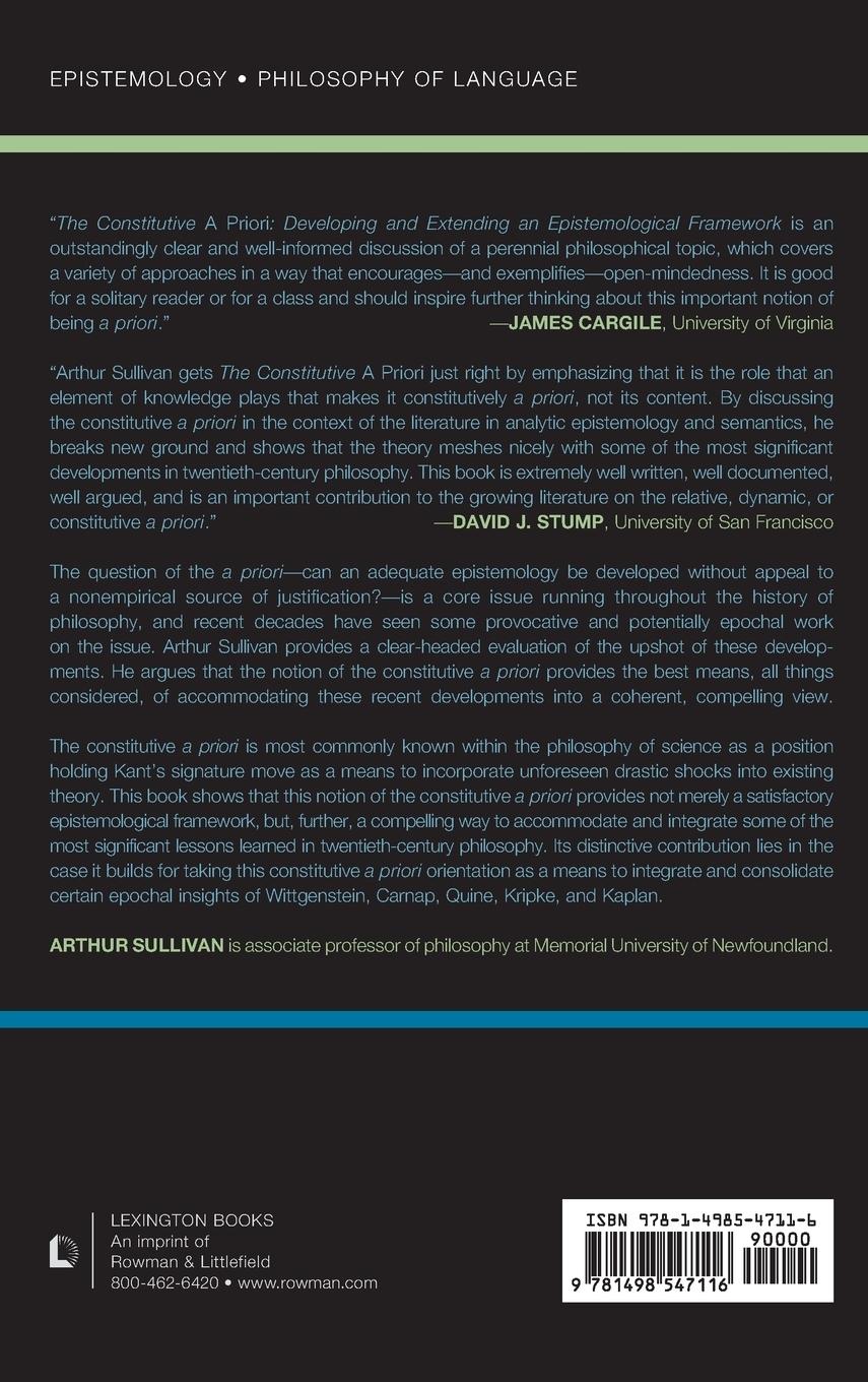 Rückseitencover Constitutive A Priori