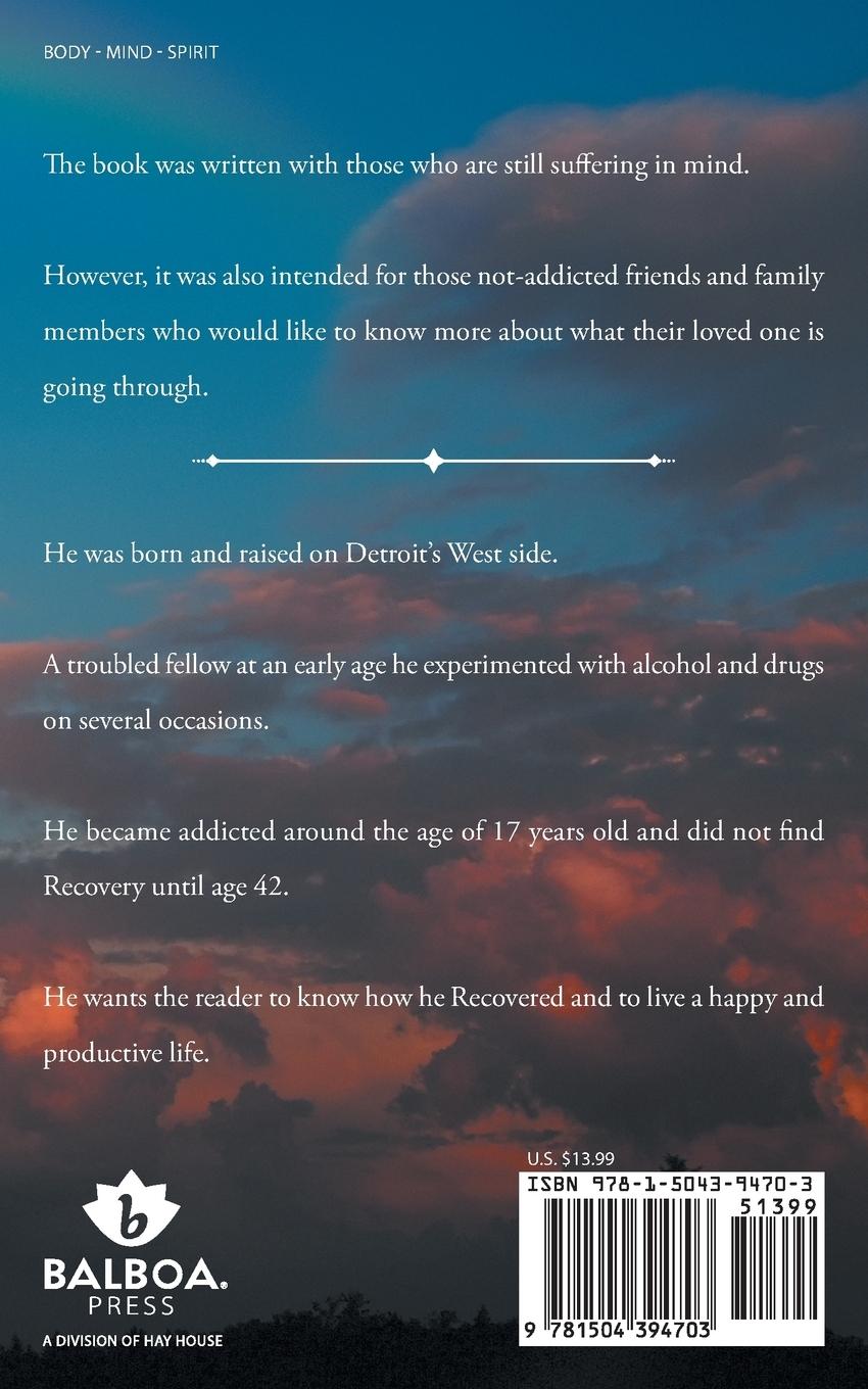 Rückseitencover My Recovery from Alcohol and Drugs