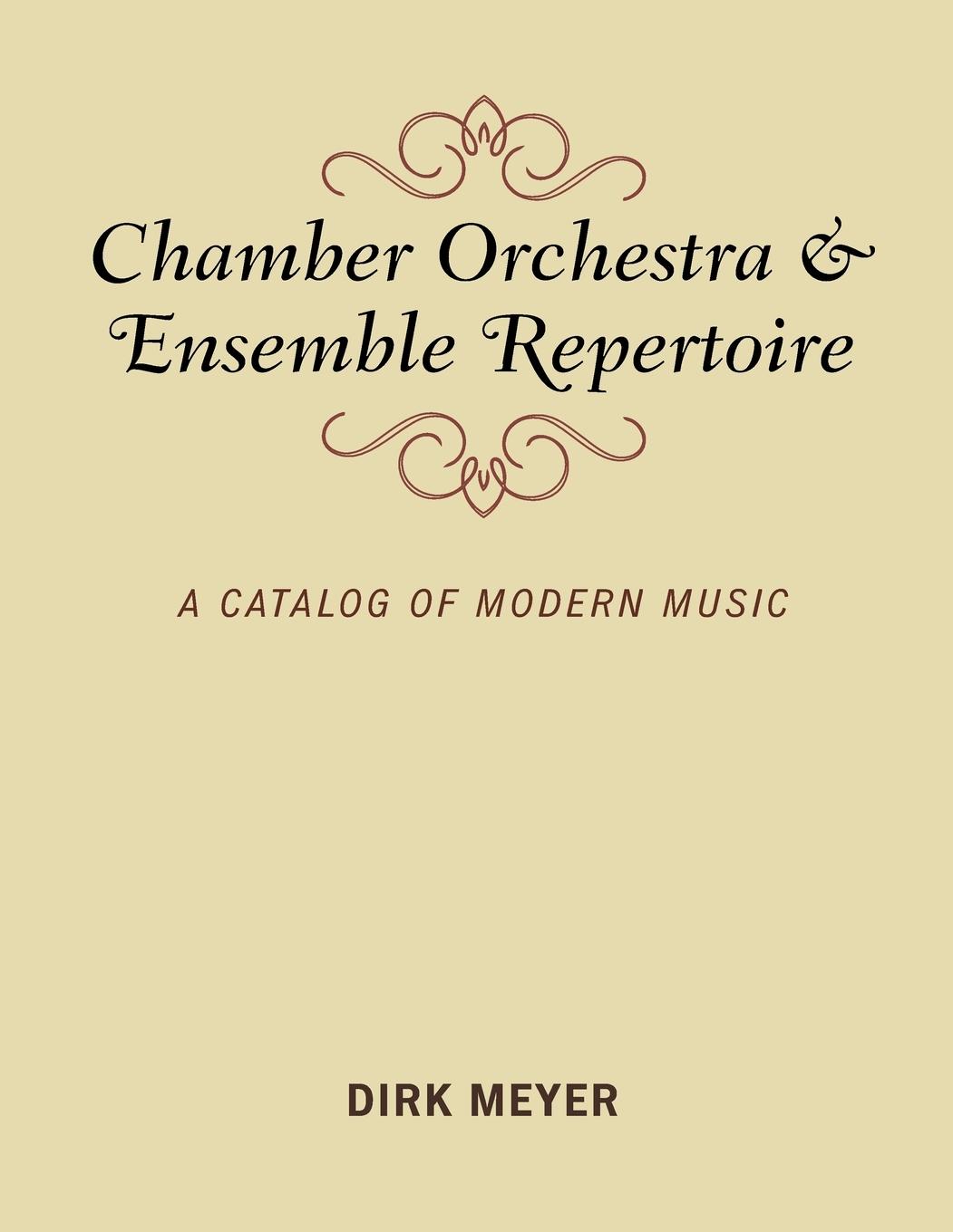 Vorderes Coverbild Chamber Orchestra and Ensemble Repertoire