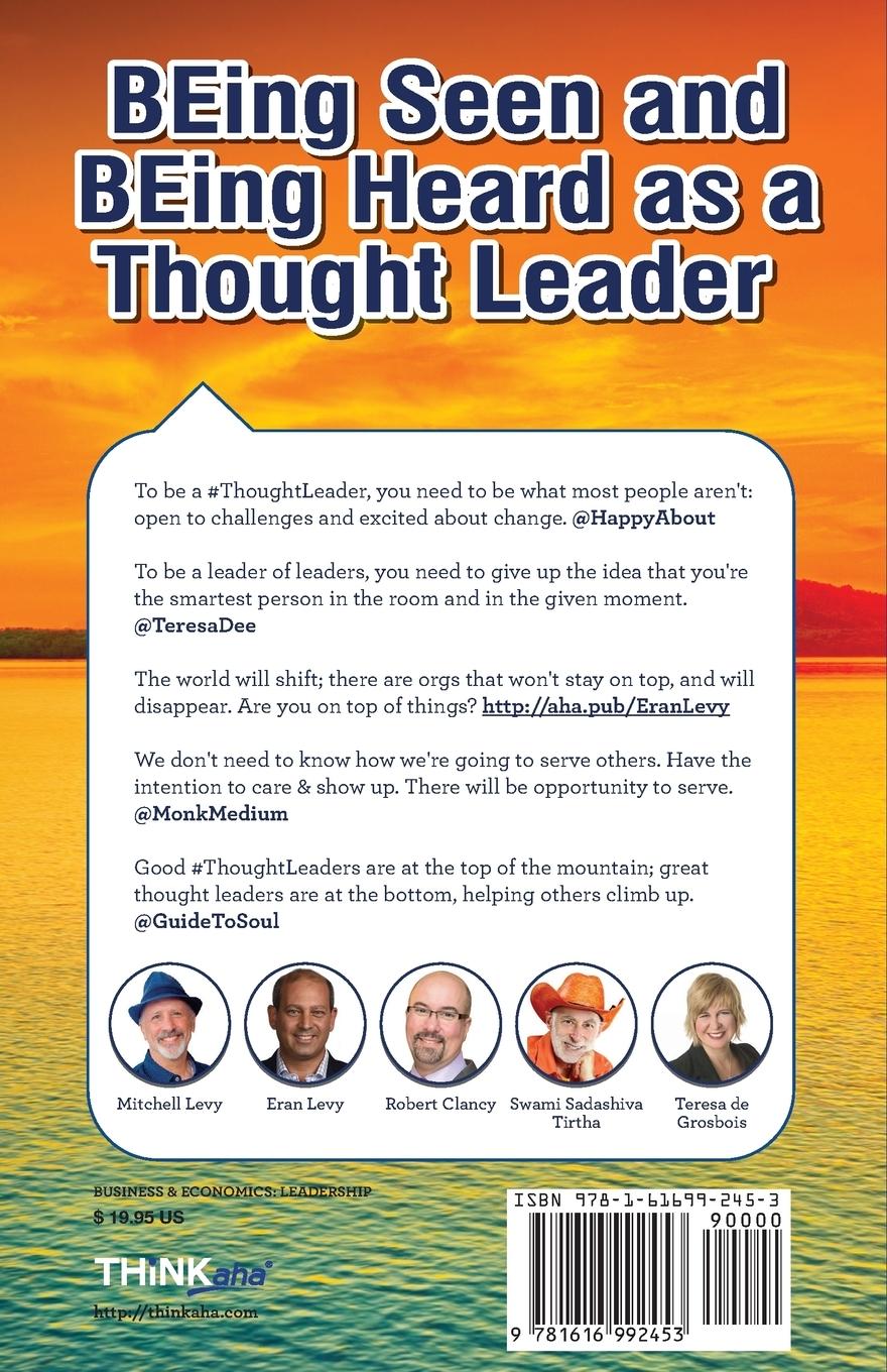 Rückseitencover BEing Seen and BEing Heard as a Thought Leader